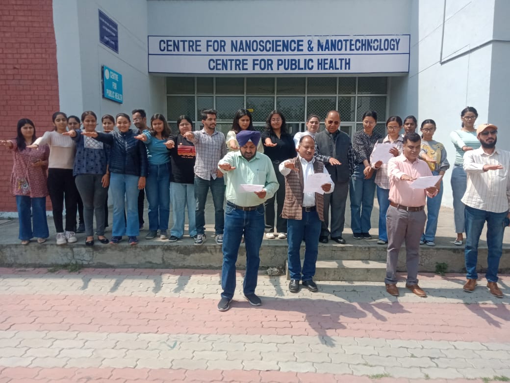 CPH, Panjab University conducted a seminar on “Water : Our Life Line”  held on the occasion of World Water Day.